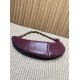 Replica Borsa a tracolla hobo Amalia YSL Saint Laurent Borgogna Imitazione