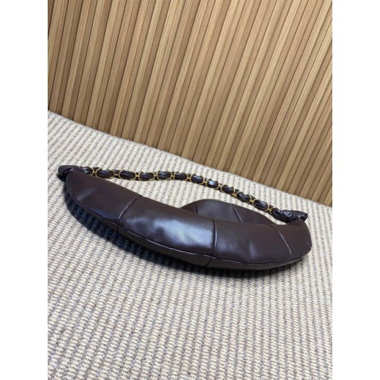 Replica Borsa a tracolla hobo Amalia YSL Saint Laurent caffè False Online Replica Borsa a tracolla hobo Amalia YSL Saint Laurent caffè Imitazione