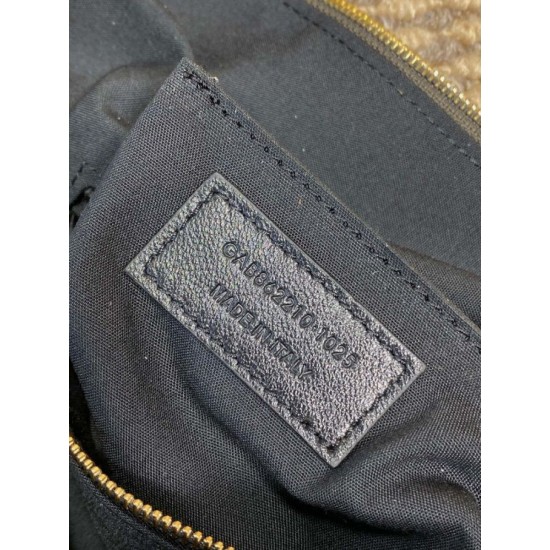 Replica Borsa a tracolla hobo Amalia YSL Saint Laurent caffè False Online Replica Borsa a tracolla hobo Amalia YSL Saint Laurent caffè Imitazione