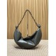 Replica Borsa a tracolla hobo Amalia YSL Saint Laurent cachi scuro Imitazione