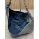 Replica Borsa a tracolla hobo Amalia YSL Saint Laurent cachi scuro Imitazione