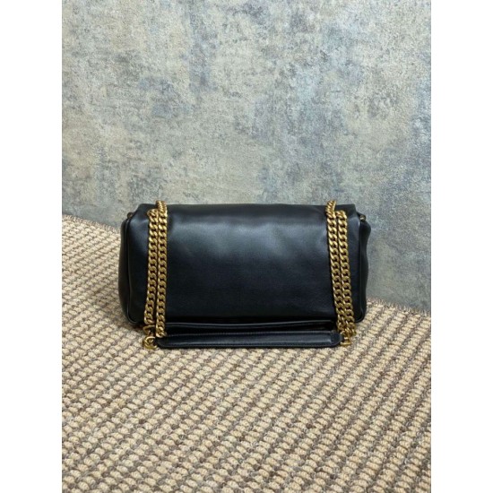 Replica Perfetta Borsa Hobo Calypso piccola YSL Saint Laurent Nera Imitazioni Outlet Italia