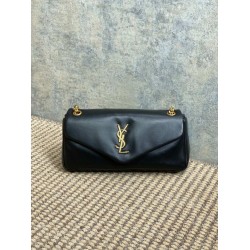 Replica Perfetta Borsa Hobo Calypso piccola YSL Saint Laurent Nera Imitazioni Outlet Italia