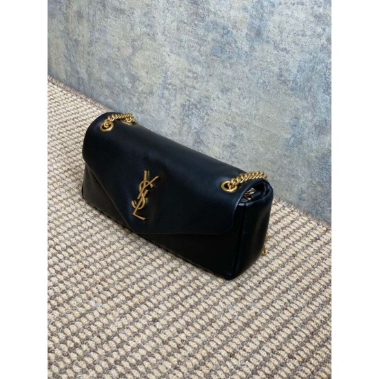 Replica Perfetta Borsa Hobo Calypso piccola YSL Saint Laurent Nera Imitazioni Outlet Italia