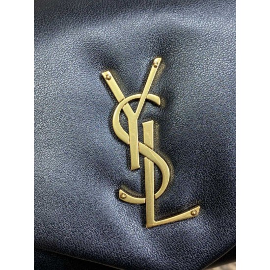 Replica Perfetta Borsa Hobo Calypso piccola YSL Saint Laurent Nera Imitazioni Outlet Italia