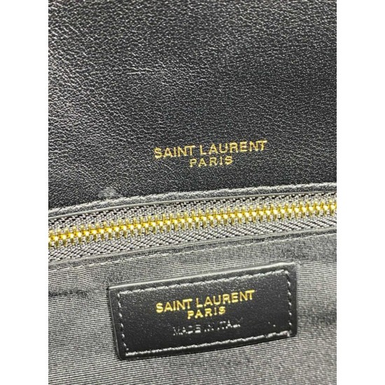 Replica Perfetta Borsa Hobo Calypso piccola YSL Saint Laurent Nera Imitazioni Outlet Italia