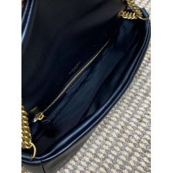 Replica Perfetta Borsa Hobo Calypso piccola YSL Saint Laurent Nera Imitazioni Outlet Italia