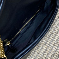 Replica Perfetta Borsa Hobo Calypso piccola YSL Saint Laurent Nera Imitazioni Outlet Italia