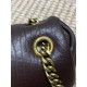 Replica Perfetta Borsa Hobo Calypso piccola YSL Saint Laurent Borgogna Imitazioni Outlet Italia