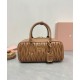 Replica Perfetta Borsa Miu Miu Arcadie Matelasse Nappa Caffè Imitazioni Outlet Italia