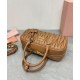 Replica Perfetta Borsa Miu Miu Arcadie Matelasse Nappa Caffè Imitazioni Outlet Italia