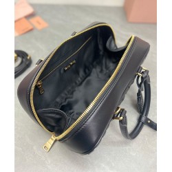 Replica Perfetta Borsa Miu Miu Arcadie Matelasse Nappa Nera Imitazioni Outlet Italia