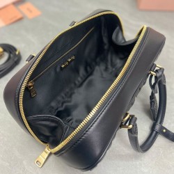 Replica Perfetta Borsa Miu Miu Arcadie Matelasse Nappa Nera Imitazioni Outlet Italia