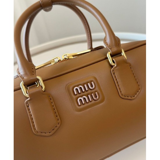 Replica Perfetta Borsa tote Miumiu Arcadie Caffè Imitazioni Outlet Italia