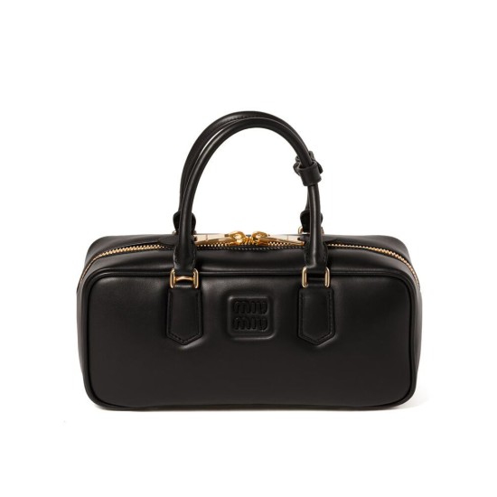 Replica Perfetta Borsa tote Miumiu Arcadie Nero Imitazioni Outlet Italia
