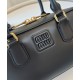 Replica Perfetta Borsa tote Miumiu Arcadie Nero Imitazioni Outlet Italia