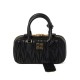 Replica Perfetta Borsa Miu Miu Arcadie Matelasse Mini nappa Nero Imitazioni Outlet Italia