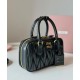 Replica Perfetta Borsa Miu Miu Arcadie Matelasse Mini nappa Nero Imitazioni Outlet Italia