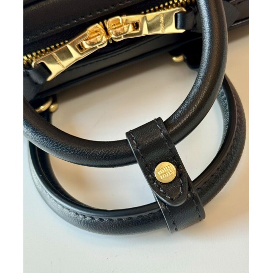Replica Perfetta Borsa Miu Miu Arcadie Matelasse Mini nappa Nero Imitazioni Outlet Italia