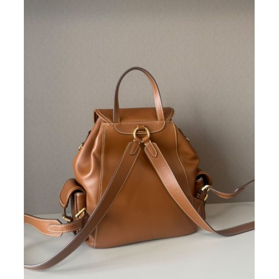 Replica Perfetta Zaino in pelle Miumiu 5BZ042 Marrone Imitazioni Outlet Italia