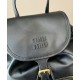 Replica Perfetta Zaino in pelle Miumiu 5BZ042 Nero Imitazioni Outlet Italia