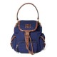 Replica Perfetta Zaino in tela Miumiu 5BZ043 blu Imitazioni Outlet Italia