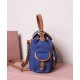 Replica Perfetta Zaino in tela Miumiu 5BZ043 blu Imitazioni Outlet Italia