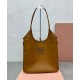 Replica Perfetta Borsa tote Miumiu IVY 5BG231 Marrone Imitazioni Outlet Italia