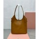 Replica Perfetta Borsa tote Miumiu IVY 5BG231 Marrone Imitazioni Outlet Italia