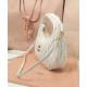 Replica Perfetta Borsa hobo mini Miu Miu Wander Matelasse Bianco Imitazioni Outlet Italia