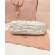 Replica Perfetta Borsa hobo mini Miu Miu Wander Matelasse Bianco Imitazioni Outlet Italia