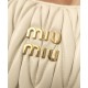 Replica Perfetta Borsa hobo mini Miu Miu Wander Matelasse Bianco Imitazioni Outlet Italia