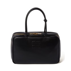 Replica Perfetta Borsa a mano Beau Miu miu 5BB117 Nero Imitazioni Outlet Italia