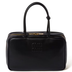 Replica Perfetta Borsa a mano Beau Miu miu 5BB117 Nero Imitazioni Outlet Italia