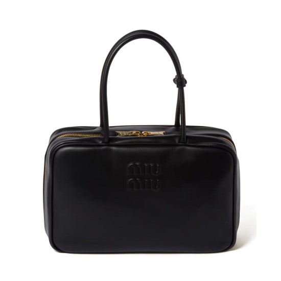 Replica Perfetta Borsa a mano Beau Miu miu 5BB117 Nero Imitazioni Outlet Italia