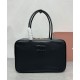 Replica Perfetta Borsa a mano Beau Miu miu 5BB117 Nero Imitazioni Outlet Italia
