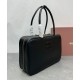 Replica Perfetta Borsa a mano Beau Miu miu 5BB117 Nero Imitazioni Outlet Italia