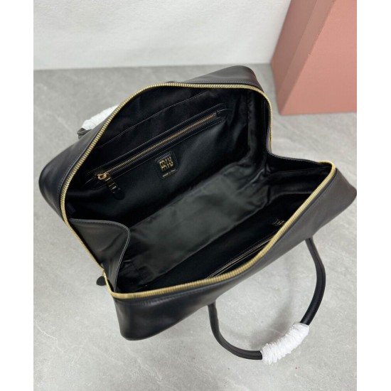 Replica Perfetta Borsa a mano Beau Miu miu 5BB117 Nero Imitazioni Outlet Italia