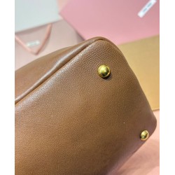 Premium Replica Borsa Miumiu Adventure Nappa 5BG310 Marrone False Online Replica Perfetta Borsa Miumiu Adventure Nappa 5BG310 Marrone Imitazioni Outlet Italia