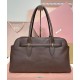Replica Perfetta Borsa Miumiu Adventure Nappa 5BG310 Caffè Imitazioni Outlet Italia