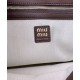 Premium Replica Borsa a tracolla Miumiu Adventure Nappa 5BC181 Caffè False Online Replica Perfetta Borsa a tracolla Miumiu Adventure Nappa 5BC181 Caffè Imitazioni Outlet Italia