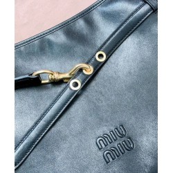 Premium Replica Borsa a tracolla Miumiu Adventure Nappa 5BC181 Nero False Online Replica Perfetta Borsa a tracolla Miumiu Adventure Nappa 5BC181 Nero Imitazioni Outlet Italia