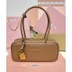 Replica Perfetta Borsa tote Miumiu Beau 5BB173 Caffè Imitazioni Outlet Italia