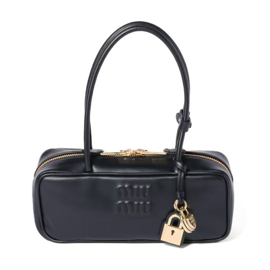 Replica Perfetta Borsa tote Miumiu Beau 5BB173 Nero Imitazioni Outlet Italia