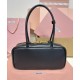 Replica Perfetta Borsa tote Miumiu Beau 5BB173 Nero Imitazioni Outlet Italia