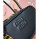 Replica Perfetta Borsa tote Miumiu Beau 5BB173 Nero Imitazioni Outlet Italia