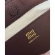 Replica Perfetta Pochette Miu Miu 5NR461 Caffè Imitazioni Outlet Italia