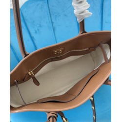 Premium Replica Borsa tote Miu Miu Adventure nappa 5BG291 Caffè False Online Replica Perfetta Borsa tote Miu Miu Adventure nappa 5BG291 Caffè Imitazioni Outlet Italia