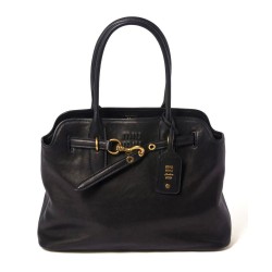 Replica Perfetta Borsa tote Miu Miu Adventure nappa 5BG291 Nero Imitazioni Outlet Italia