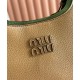 Replica Perfetta Borsa a mano Miu Miu Hobo tote 5BA304 Marrone Imitazioni Outlet Italia